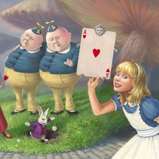 Image A is for Alice